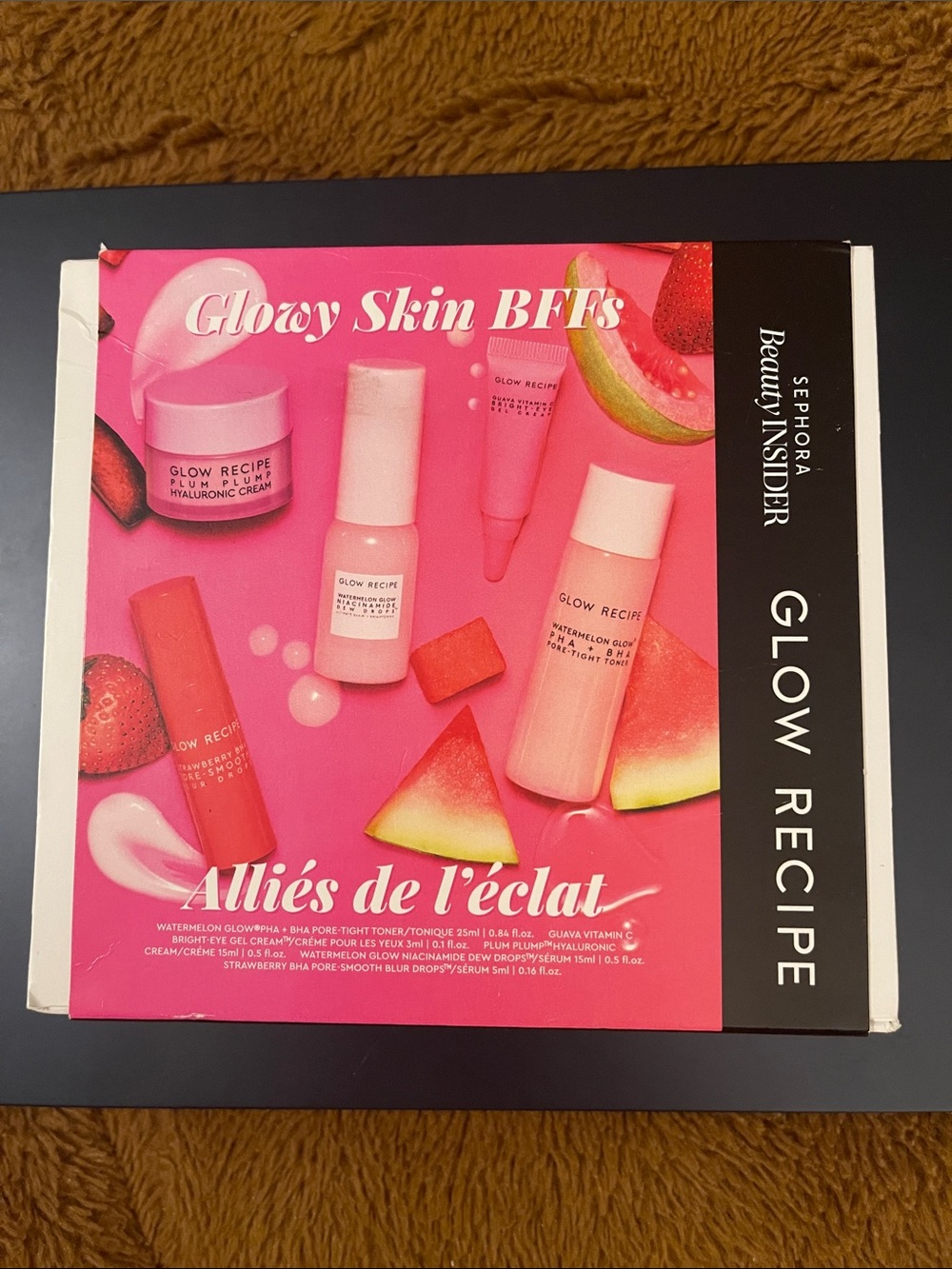 Glow Recipe Glowy Skin BFFs 5 piece Sephora beauty insider travel kit NIB